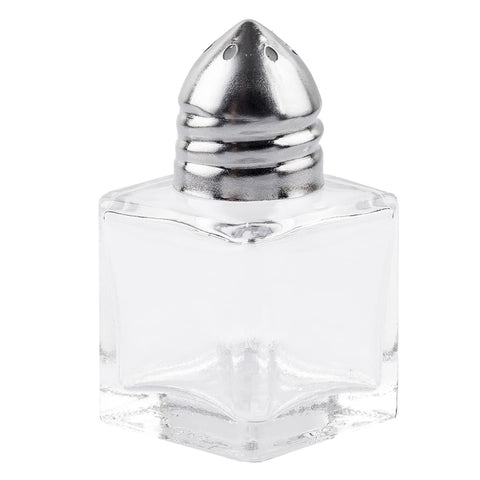 Tablecraft Products 30S&P Cube Glass Salt & Pepper Shaker