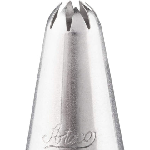 Ateco 30 Closed Star Piping Tip - Stainless Steel Cake Decorating Tube