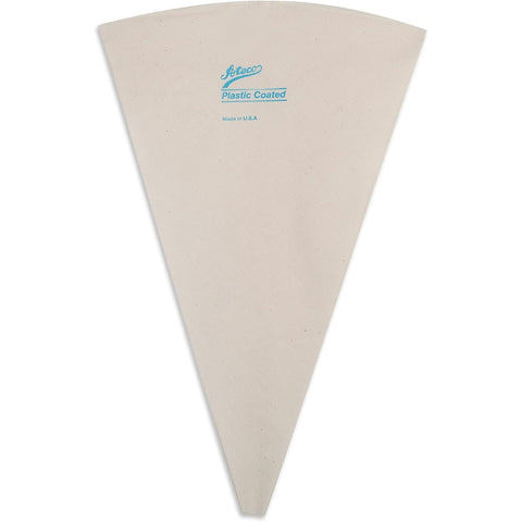 Ateco 3108 8" Plastic-Coated Reusable Canvas Pastry Bag