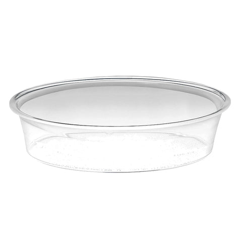 Cal-Mil 316-12-12 12" Round Turn N Serve Clear Acrylic Deep Display Tray