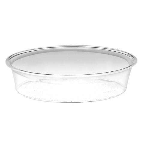 Cal-Mil 316-12-12 12" Round Turn N Serve Clear Acrylic Deep Display Tray