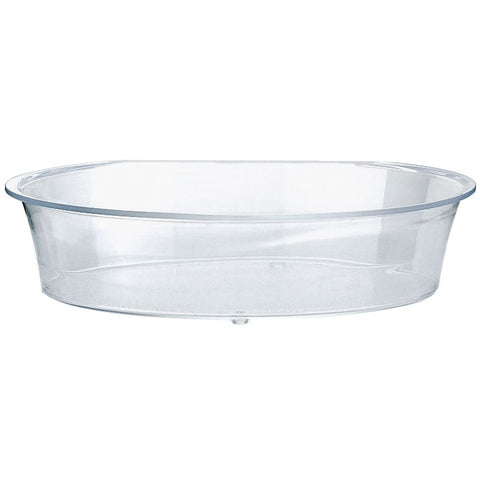 Cal-Mil 316-15 Turn N Serve Clear 15" Round Deep Display Tray