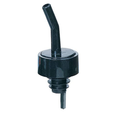 Spill-Stop 320-02 Whiskeygate Black Liquor Pourer with Black Collar, Pack of 12