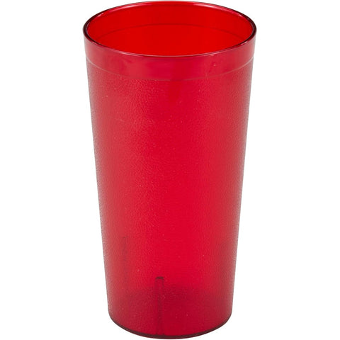 Cambro 3200P2156 Colorware Ruby Red 32 oz SAN Plastic Tumbler