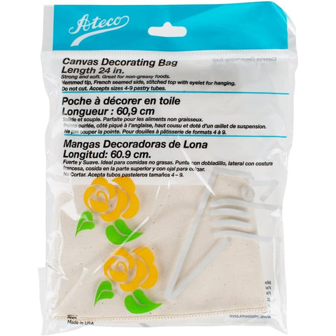 Ateco 3224 24" Canvas Pastry Decorating Bag