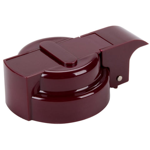 TableCraft Products 3248MT Maroon Plastic Salad Dressing Lid