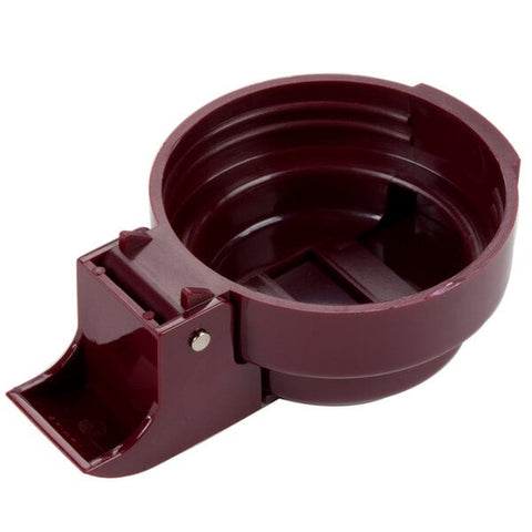 TableCraft Products 3248MT Maroon Plastic Salad Dressing Lid