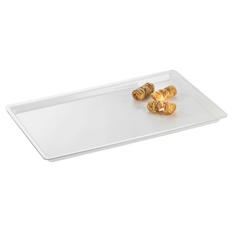 Cal-Mil 325-12-12 12" x 20" Shallow Clear Acrylic Bakery Display Tray