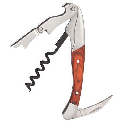 Franmara 3284-BX Titian Two-Step Waiter's Corkscrew with Passionwood Handle