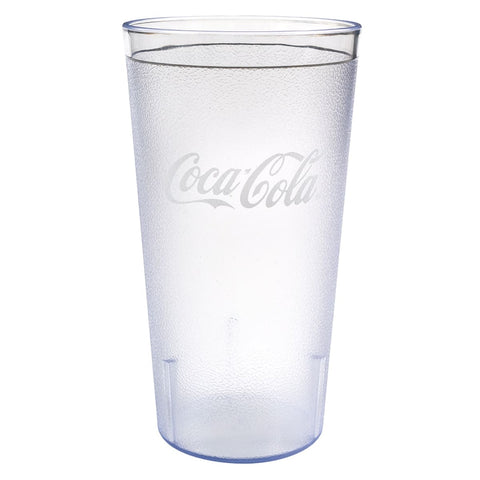 Cambro 32CC152 32 oz Clear Coca-Cola Plastic Tumbler