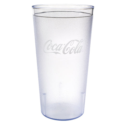 Cambro 32CC152 32 oz Clear Coca-Cola Plastic Tumbler