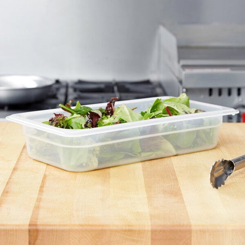 Cambro 32PP190 1/3 Size Translucent Polypropylene Food Pan, 2-1/2" Deep