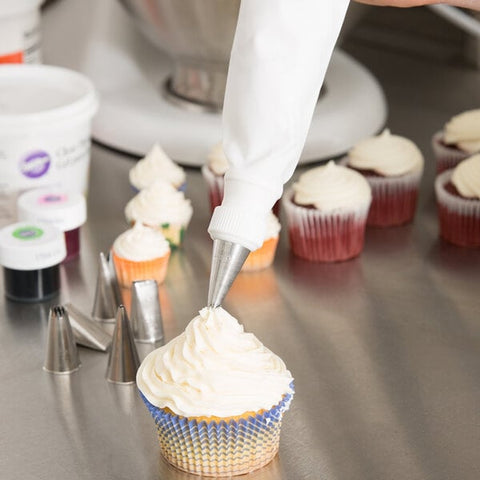 Ateco 334 8-Piece Stainless Steel Piping Tip Cake Decorating Set