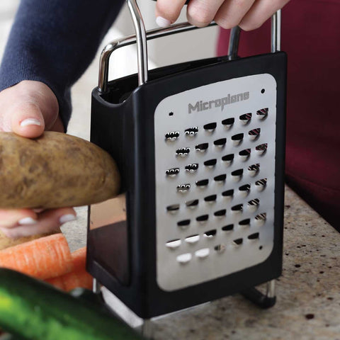 Microplane 34006 4-Sided Box Grater with Stainless Steel Blades