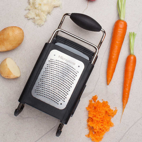 Microplane 34006 4-Sided Box Grater with Stainless Steel Blades