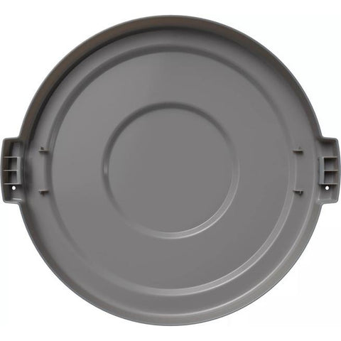 CFS Brands 34103323 Bronco Round Waste Container Lid for 32 Gallon Bin, Gray