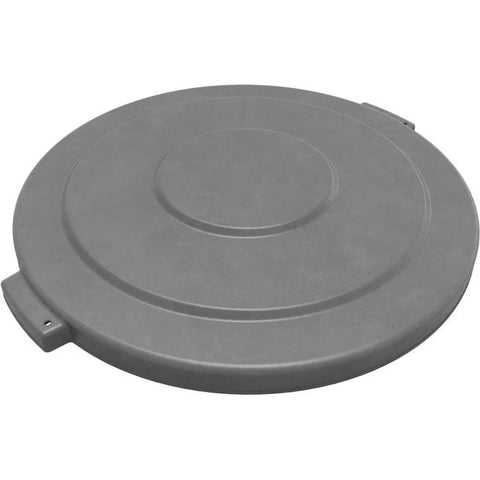 Sparta Bronco 34105623 Round Waste Bin Lid for 55 Gallon Trash Container, Gray