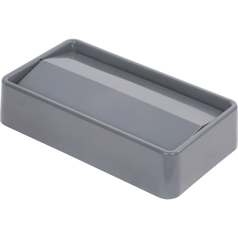CFS Brands 34202423 TrimLine Swing Top Trash Can Lid, Gray