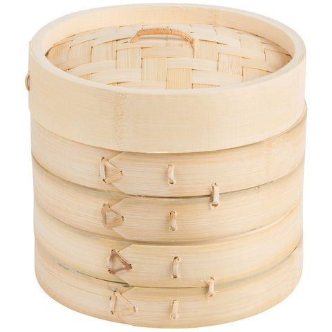 Town Food Service 34206 6" Bamboo Steamer Set
