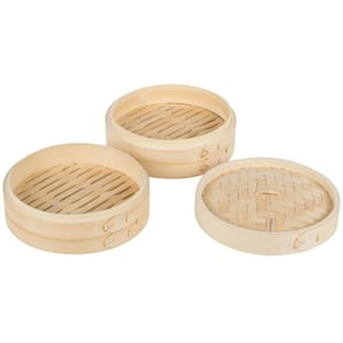 Town Food Service 34208 8" Bamboo Steamer Set
