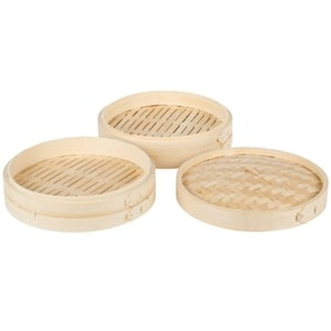 Town 34210 10" Bamboo Steamer Set