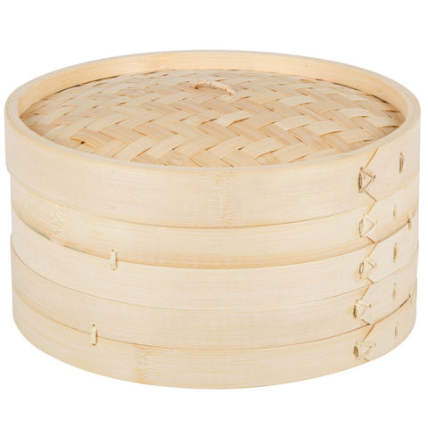 Town 34210 10" Bamboo Steamer Set