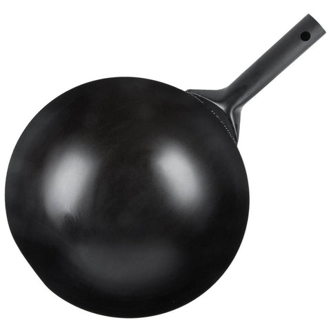 Town 34700 14" Mandarin Wok - 18-Gauge Carbon Steel with Welded Handle