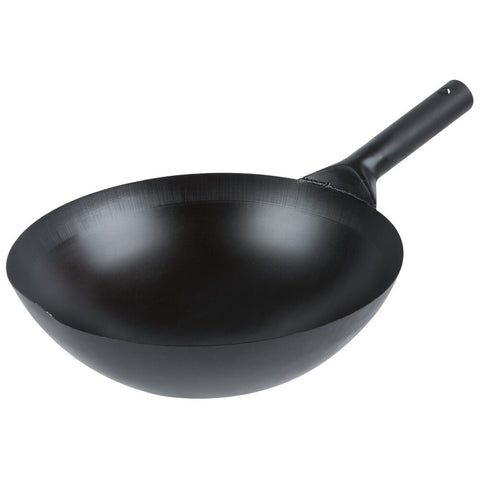 Town 34700 14" Mandarin Wok - 18-Gauge Carbon Steel with Welded Handle