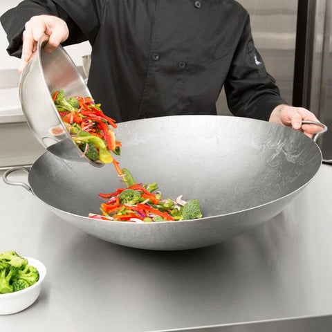 Town 34724 24" Hand Hammered Cantonese Wok