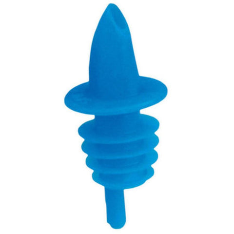 Spill-Stop 350-05 Blue Plastic Free Pourer with Plastic Cork