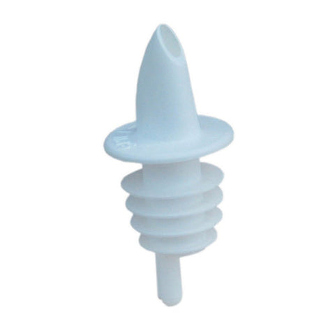 Spill-Stop 350-07 White Plastic Liquor Pourer