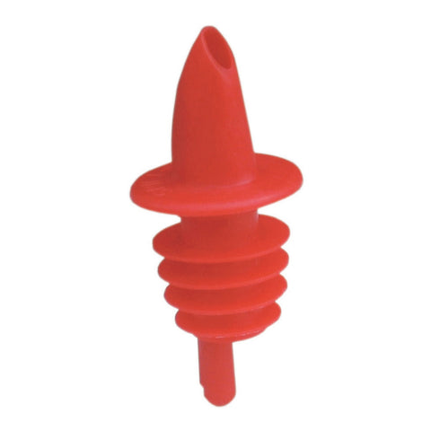 Spill-Stop 350-09 Scarlet Soft Plastic Liquor Pourer Spout
