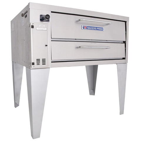 Bakers Pride 351 Super Deck Series Single Deck Gas Pizza Deck Oven (8" Deck Height)