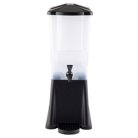 Tablecraft Products 353DP 3 Gallon Slimline Beverage Dispenser, Black