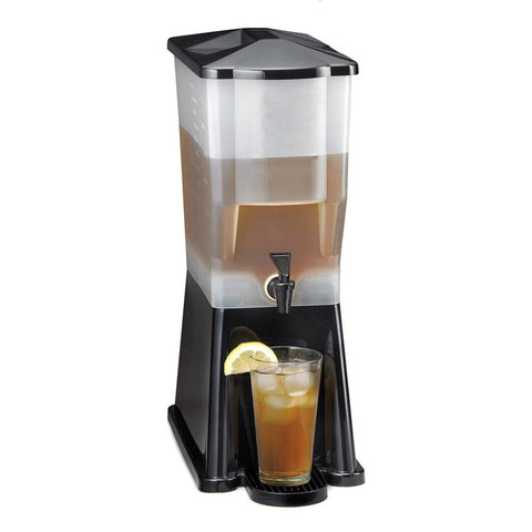 Tablecraft Products 353DP 3 Gallon Slimline Beverage Dispenser, Black