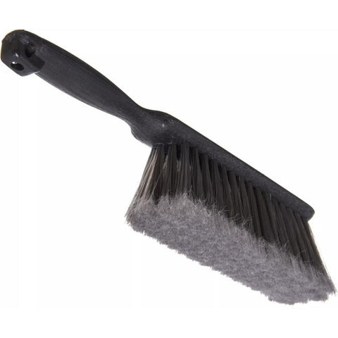 CFS Brands 3621123 Flo-Pac Counter/Bench Brush, Flagged Polypropylene Bristles, Gray