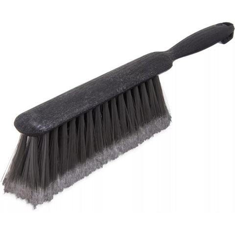CFS Brands 3621123 Flo-Pac Counter/Bench Brush, Flagged Polypropylene Bristles, Gray