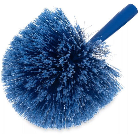 CFS Brands 36340414 Flo-Pac Round Duster with Soft Flagged PVC Bristles, Blue