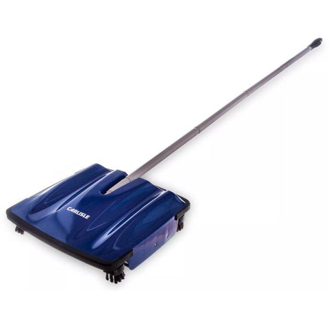 CFS Brands 3639914 Duo-Sweeper Multi-Surface Floor Sweeper, 9-1/2 in, Blue