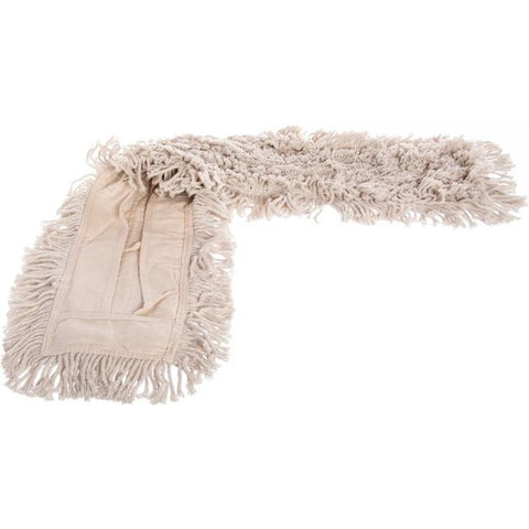CFS Brands 364753600 Tie Back Cotton Dust Mop, 36 x 5 in, Natural