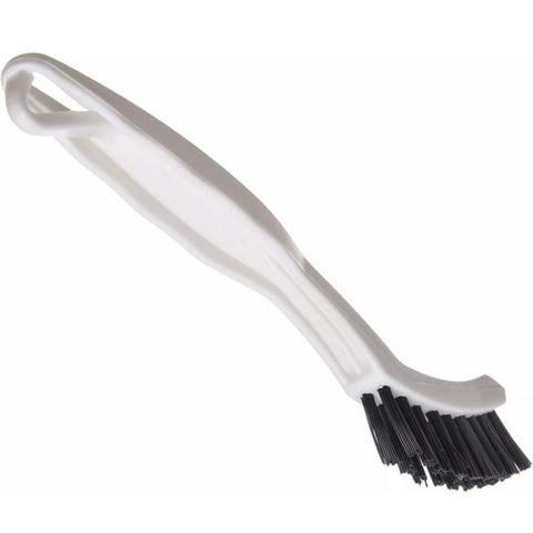 Carlisle FoodService Products 36535103 Flo-Pac Grout Brush - 8-1/8" Overall Length, White Handle, Black Nylon Bristles