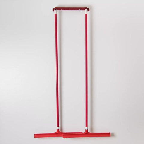 CFS Brands 3656805 Sparta Single Blade Floor Squeegee 24 Inch Red
