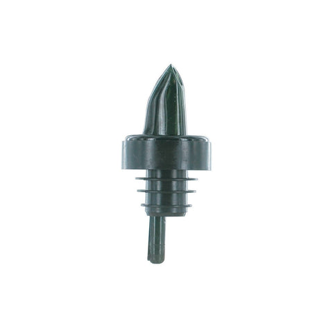 Spill-Stop 366-00 Smoke Plastic Pourer with Black Collar