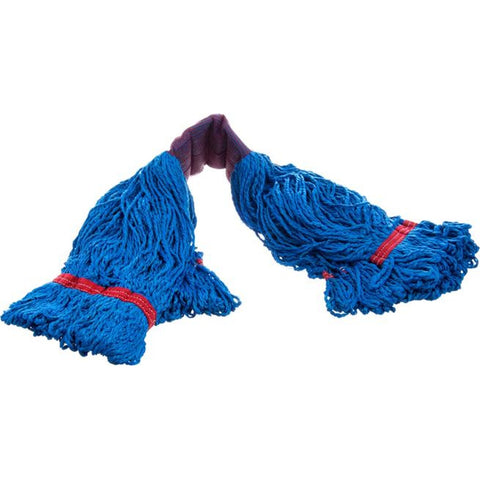 CFS Brands 36942014 Loop End Microfiber Mop Head, Blue