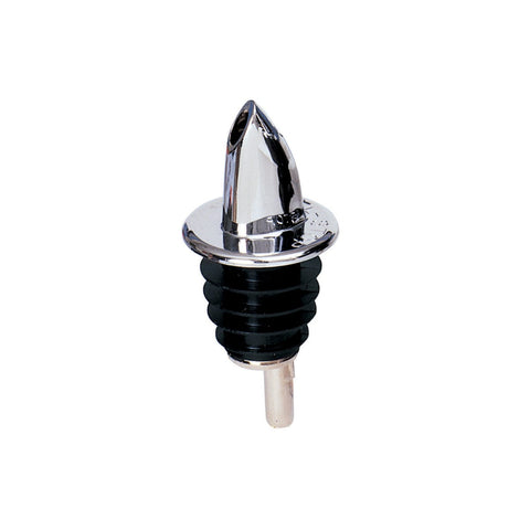 Spill-Stop 370-00 Chrome Plastic Free-Flow Liquor Pourer