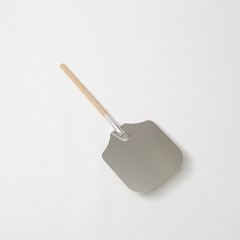 American Metalcraft 3714 14" x 16" Aluminum Pizza Peel with 21" Wood Handle