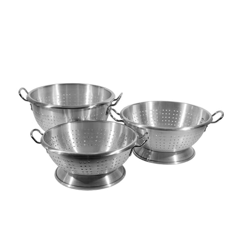Town Food Service 37324 Heavy Duty 24 Qt. Aluminum Colander