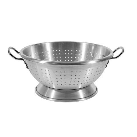 Town Food Service 37324 Heavy Duty 24 Qt. Aluminum Colander
