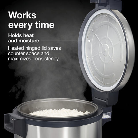 Hamilton Beach 37580 Commercial 60-Cup Rice Warmer, 120V