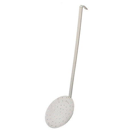 Browne USA Foodservice 375 Skimmer - 6" Perforated Stainless Steel Bowl with Hooked Handle